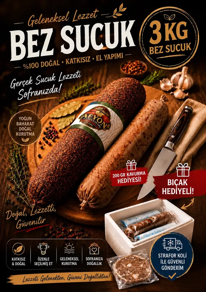 3 Kg Bez Sucuk